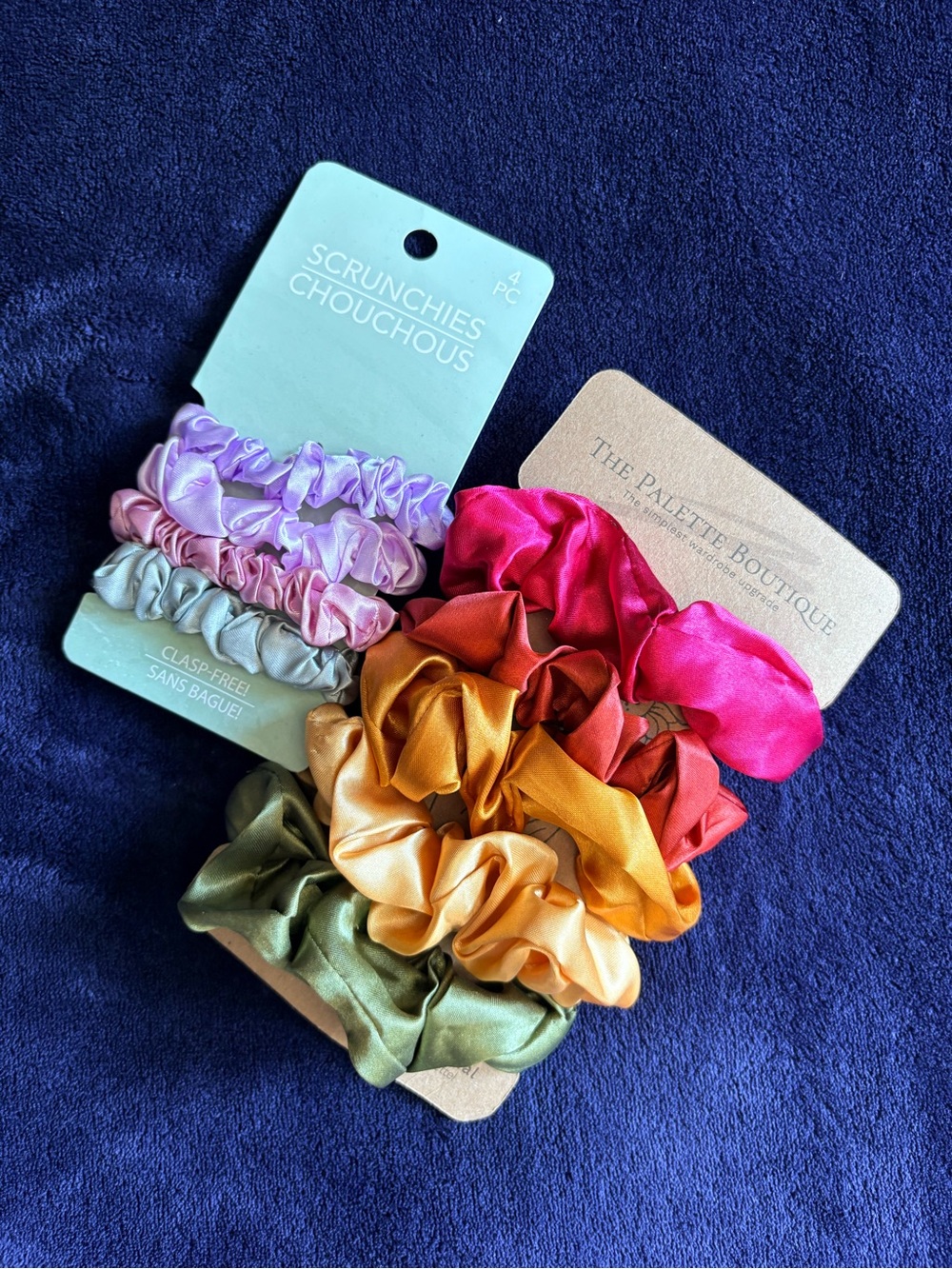 9 Satin Scrunchies
